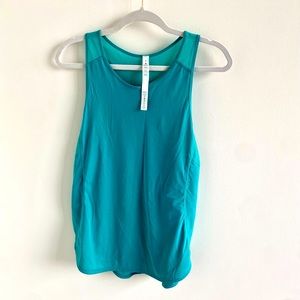 Teal Lululemon Workout Top 6